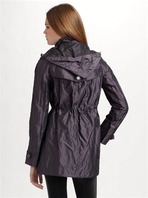 burberry brit raincoat polyester|Burberry raincoats for women sale.